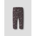 NAME IT BABY pige - Oceana leggings - Chocolate Plum
