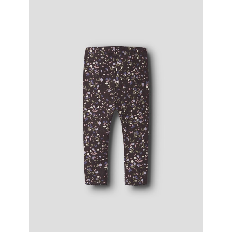 NAME IT BABY pige - Oceana leggings - Chocolate Plum
