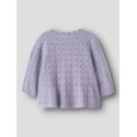 NAME IT BABY pige - Foxenia langærmet strikcardigan - Heirloom Lilac