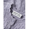 NAME IT BABY pige - Foxenia langærmet strikcardigan - Heirloom Lilac