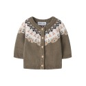NAME IT BABY dreng - Osmane langærmet strikcardigan - Mermaid