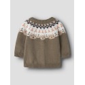 NAME IT BABY dreng - Osmane langærmet strikcardigan - Mermaid