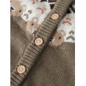 NAME IT BABY dreng - Osmane langærmet strikcardigan - Mermaid
