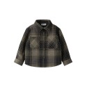NAME IT MINI dreng - Oakes langærmet skjorte - Olive Night