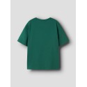 NAME IT KIDS dreng - Sena Minecraft T-shirt - Evergreen