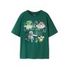 NAME IT KIDS dreng - Sena Minecraft T-shirt - Evergreen