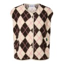 PIECES Katty teddy vest - Birch