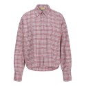JJXX Jamie check flannel langærmet skjorte - Orchid Smoke