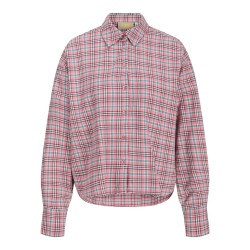 JJXX Jamie check flannel langærmet skjorte - Orchid Smoke