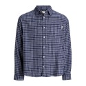 JACK & JONES PLUS Frederiksberg flannel langærmet skjorte - Crown Blue