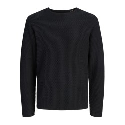JACK & JONES Blumason striktrøje - Black