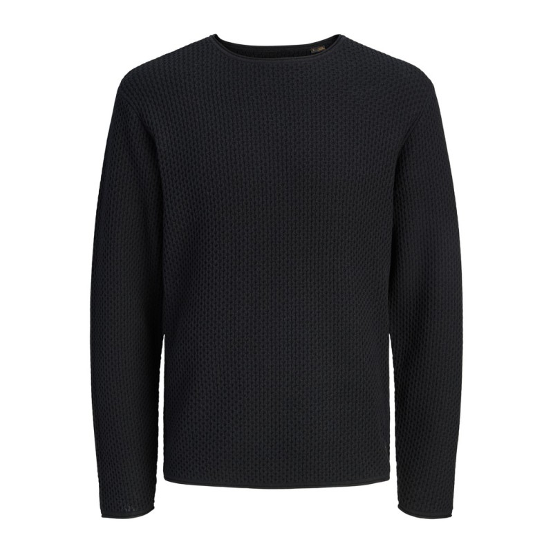 JACK & JONES Blumason striktrøje - Black