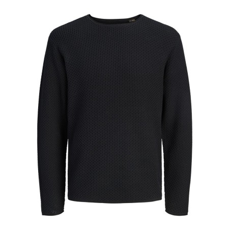 JACK & JONES Blumason striktrøje - Black
