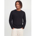 JACK & JONES Blumason striktrøje - Black