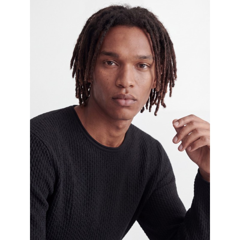 JACK & JONES Blumason striktrøje - Black