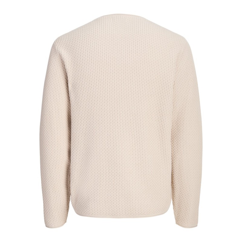 JACK & JONES Blumason striktrøje - Silver Lining