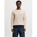 JACK & JONES Blumason striktrøje - Silver Lining