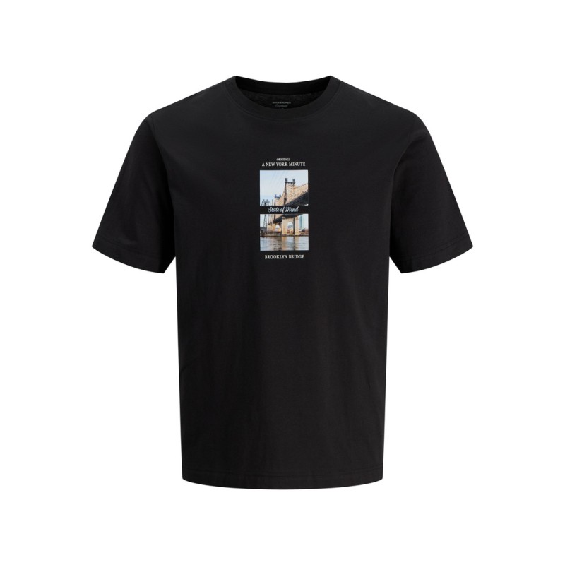 JACK & JONES Frederiksberg photo T-shirt - Black