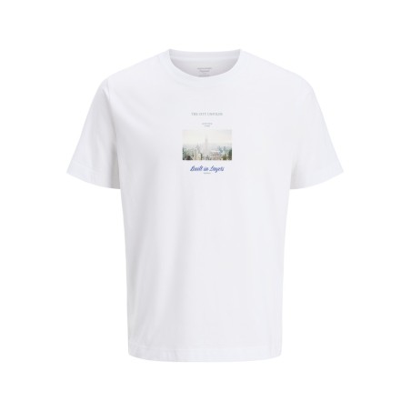 JACK & JONES Frederiksberg photo T-shirt - Bright White