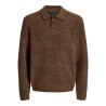 JACK & JONES Blasimon souffle strikpolo - Chocolate Torte