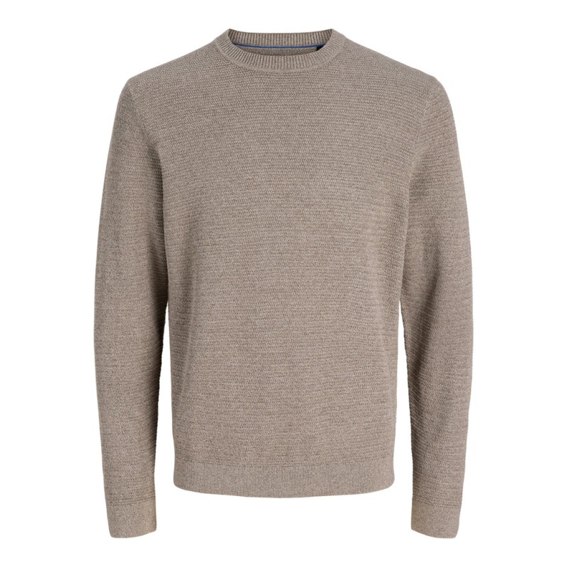 JACK & JONES Riley langærmet striktrøje - Morel