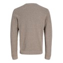 JACK & JONES Riley langærmet striktrøje - Morel