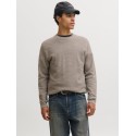 JACK & JONES Riley langærmet striktrøje - Morel