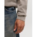 JACK & JONES Riley langærmet striktrøje - Morel