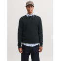 JACK & JONES Riley langærmet striktrøje - Scarab