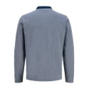 JACK & JONES PLUS Blualves langærmet polo - Insignia Blue