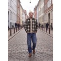 JACK & JONES Regent structure overshirt - Rosin