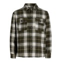 JACK & JONES Regent structure overshirt - Rosin