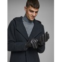 JACK & JONES Montana læderhandsker - Black