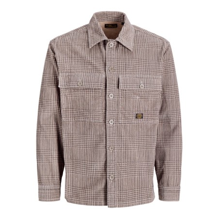 JACK & JONES PLUS Bluoliver corduroy overshirt - Plaza Taupe