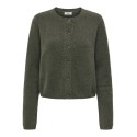 JDY Chloe strikcardigan - Kambaba / Melange