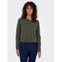 JDY Chloe strikcardigan - Kambaba / Melange