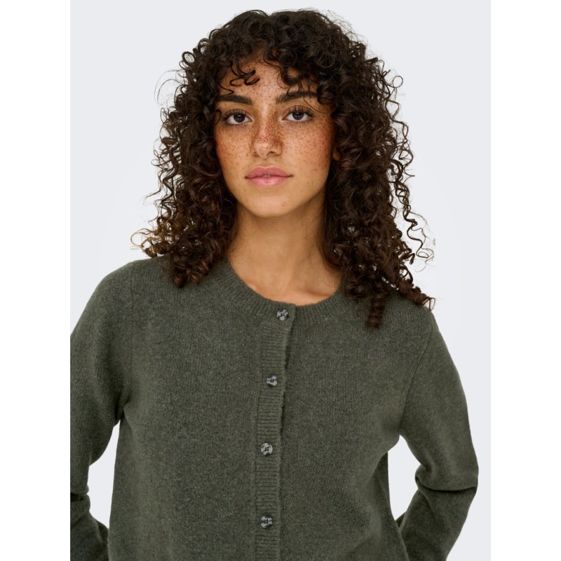 JDY Chloe strikcardigan - Kambaba / Melange
