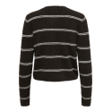 JDY Chloe strikcardigan - Chocolate Torte / Melange