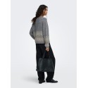 JDY Dina on faroe island strik pullover - Dark Grey Melange