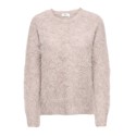 JDY Emmy strik pullover - Simply Taupe