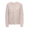 JDY Emmy strik pullover - Simply Taupe