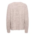 JDY Emmy strik pullover - Simply Taupe
