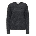 JDY Emmy strik pullover - Dark Grey Melange