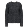 JDY Emmy strik pullover - Dark Grey Melange