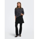 JDY Emmy strik pullover - Dark Grey Melange