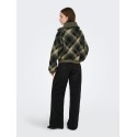 ONLY Maroon langærmet zip strikcardigan -  Forest Night