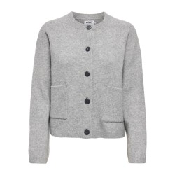 ONLY Piemonte strikcardigan - Light Grey Melange