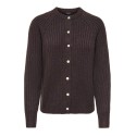 ONLY Kalibu strikcardigan - Chocolate Brown