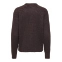 ONLY Kalibu strikcardigan - Chocolate Brown