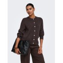 ONLY Kalibu strikcardigan - Chocolate Brown